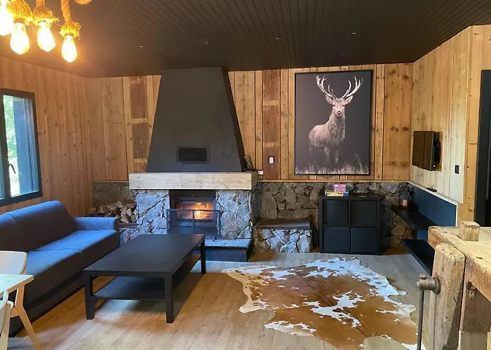 En Foret Avec Etang. Prázdninový dům Saint-Etienne-les-Remiremont